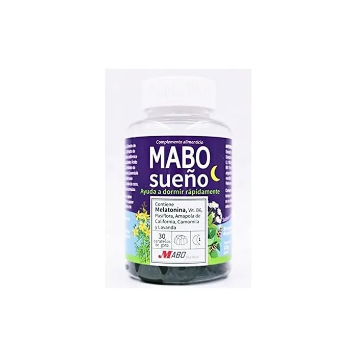Mabo Sleep Melatonin Gummies with Vitamin B6, Passionflower, and California Poppy
