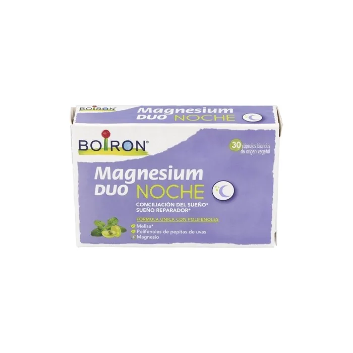 Boiron Magnesium Duo Night Dietary Supplement 30 Capsules