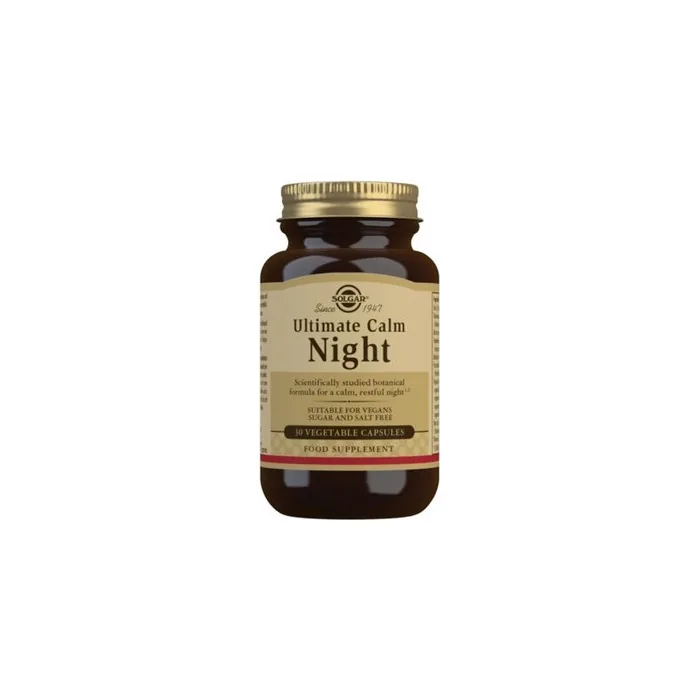 Ernahrung Solgar Unisex Ultimate Calm Night Vegetable Capsules 30 U