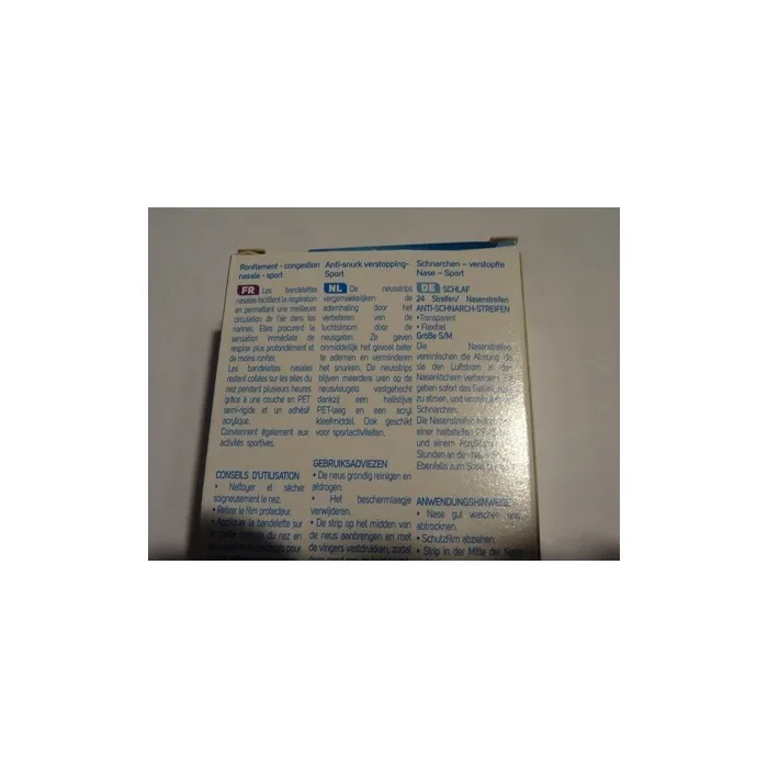 Quies Anti-Snoring Nasal Strips S/M - Pack of 24