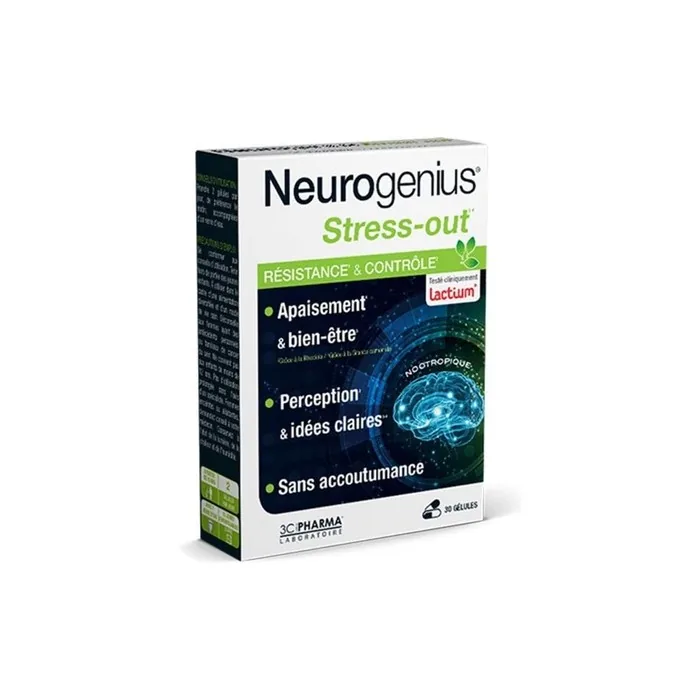 3c Pharma Neurogenius Stress-Out 30 Capsules