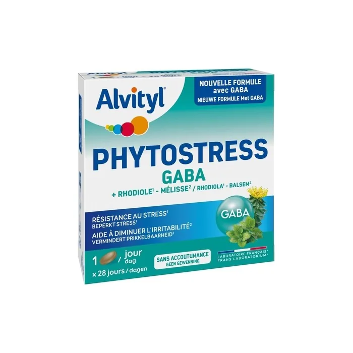 Alvityl Phytostress Gaba Rhodiola Lemon Balm - Promotes Resistance
