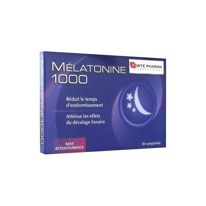 Forte Pharma Melatonin 1000 Supplement For Insomnia 30 Tablets