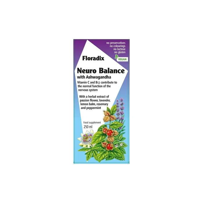 Floradix Neuro Balance with Ashwagandha 250ml