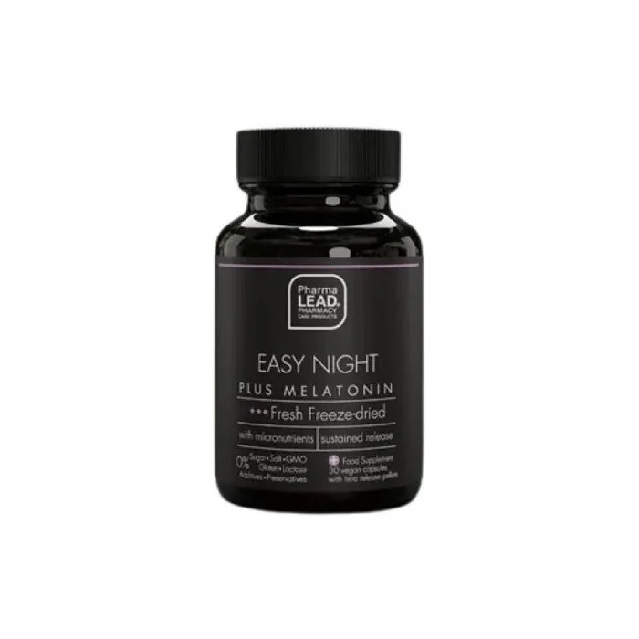 Pharmalead Black Range Easy Night Plus Melatonin 30 Plant Capsules