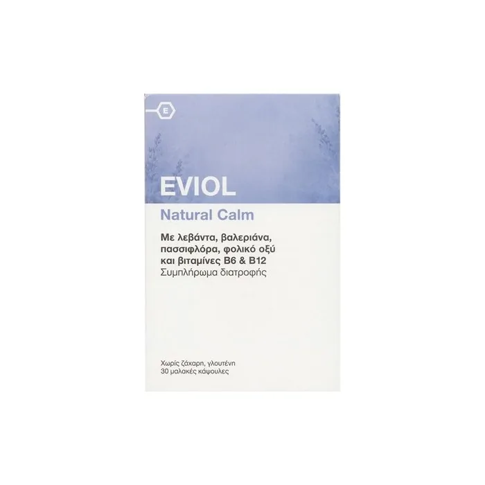 Eviol Natural Calm For Anxiety 30 Soft Capsules