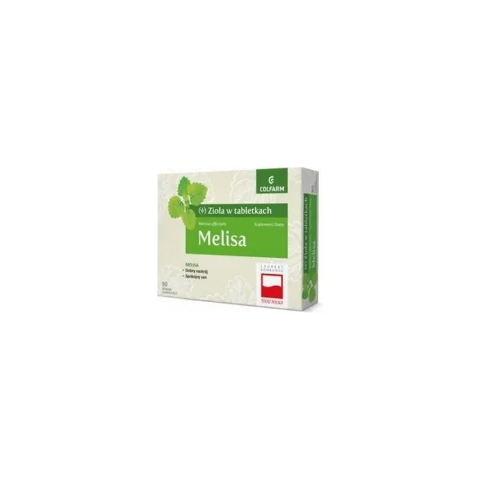 Melisa Lemon Balm Tablets for Stress and Good Mood