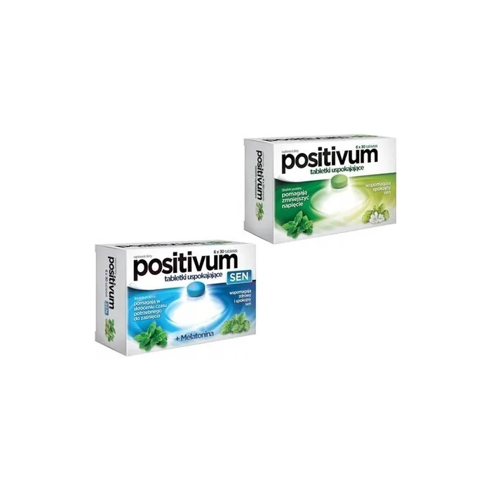 Positivum Sleep Herbal Supplement 180 Tablets For Stress And Depression With Lemon Balm And Hops