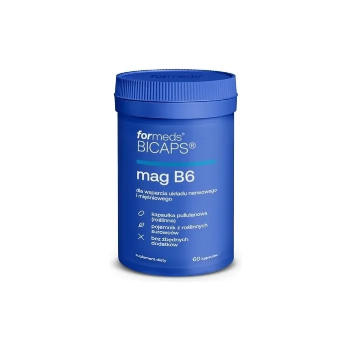 Formeds Bicaps Mag B6 Magnesium and Vitamin B6 for Stress and Nervousness