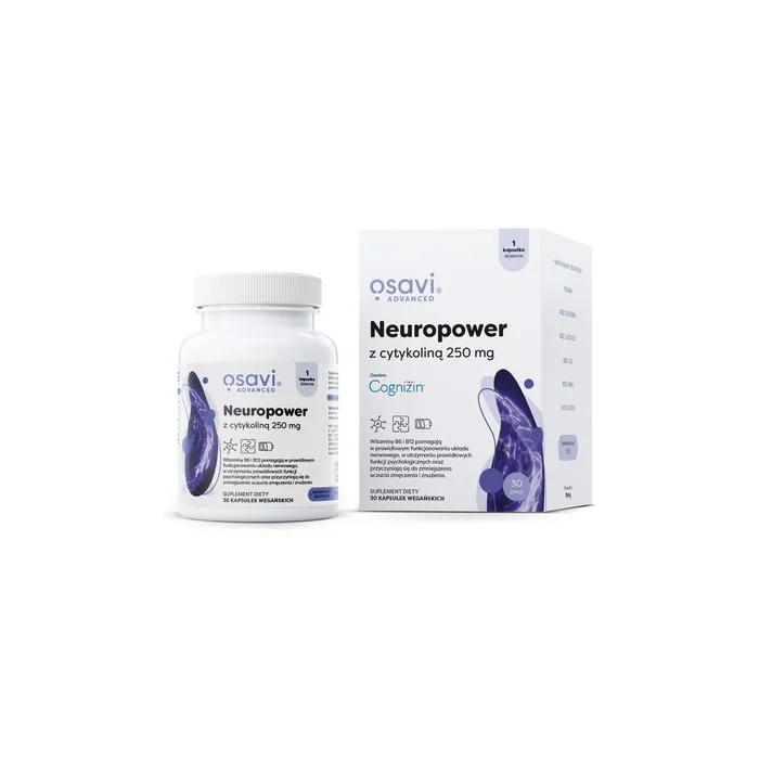 Osavi Neuropower with Cyticoline 250mg - 30 Vegan Capsules