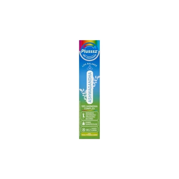 Plusssz Ashwagandha 100% Harmony Complex - 24 Effervescent Tablets