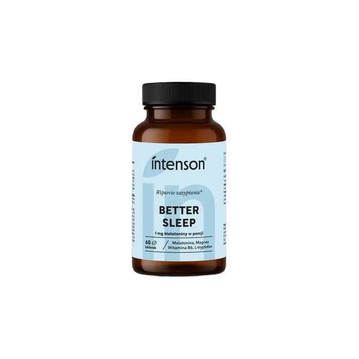 Intenson Better Sleep Melatonin Magnesium Vitamin B6 Ltryptophan Dietary Supplement 60 Tablets