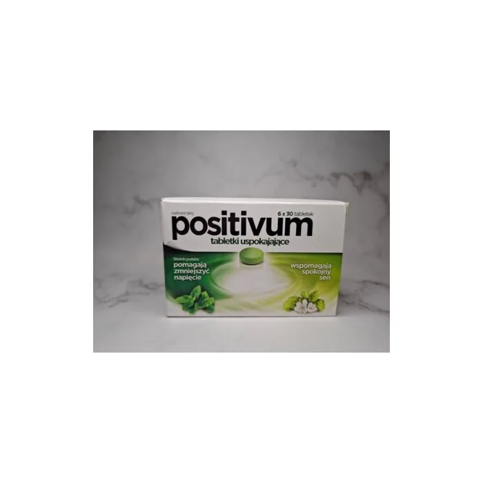 Positivum Stress Sleep Depression Tablets with Lemon Balm and Hops