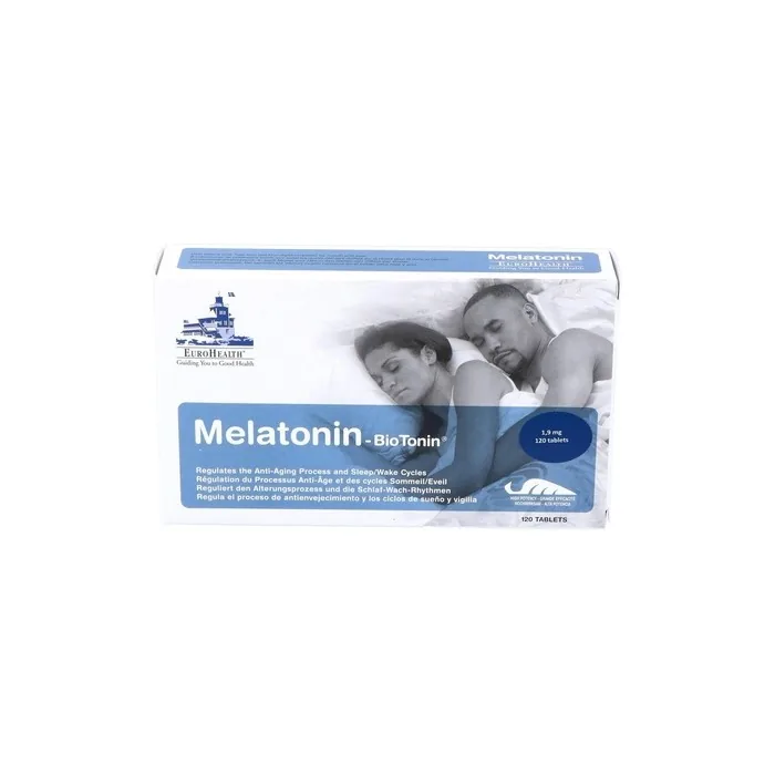 EUROHEALTH Melatonin Biotonin 1.9mg 120 Tablets