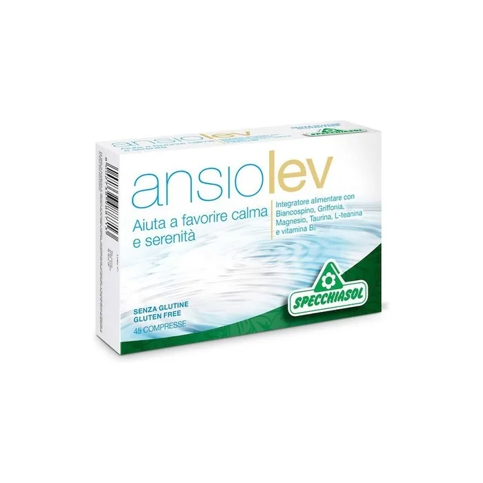 Specchiasol Ansiolev Supplement For Anxiety 45 Tablets