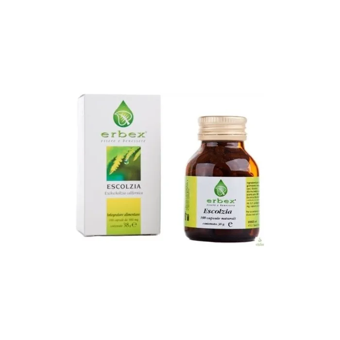 Erbex Escolzia Food Supplement 100 Tablets 380mg