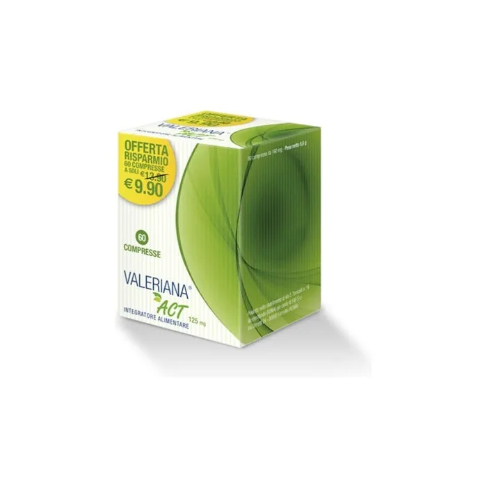 Valeriana Act 125mg F&F 60 Tablets