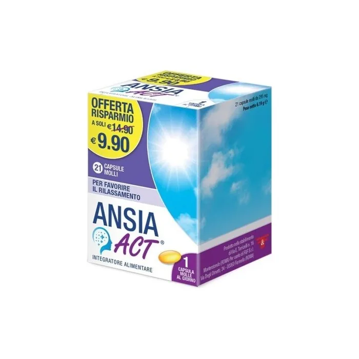 Anxiety Act F&F 21 Capsules