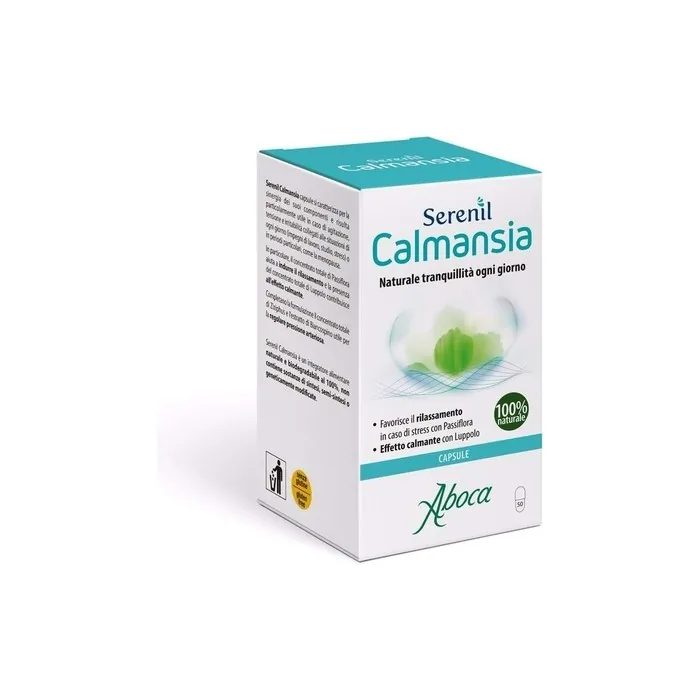 Aboca Serenil Calmansia Natural Tranquility 50 Capsules
