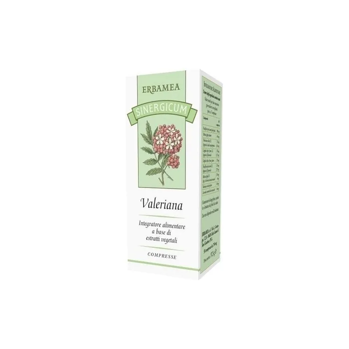 Erbamea Sinergicum Valeriana Herbal Supplement 50 Tablets