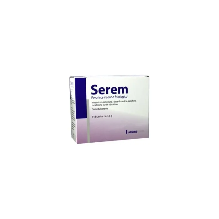 Anserisfarma Serem Sleep Dietary Supplement 14 Bags