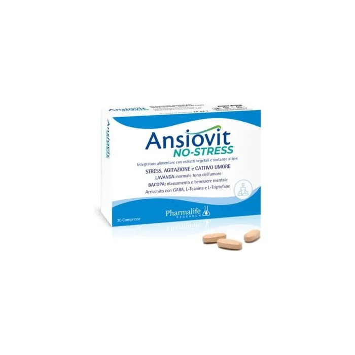 Ansiovit No-Stress Pharmalife Research 30 Tablets