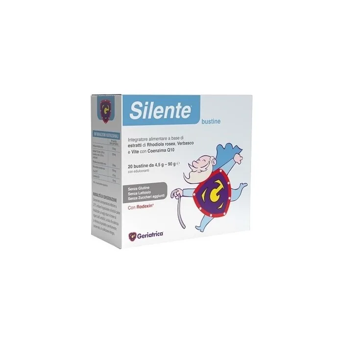 Geriatrica Silente Relaxation and Mental Well-Being Supplement 20 Sachets 4.5g