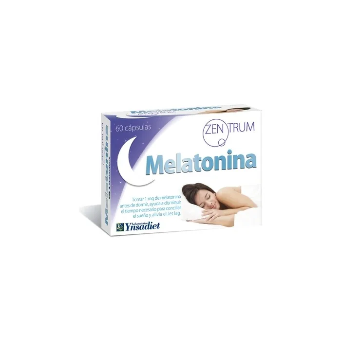 Ynsadiet Ynsadiet Zentrum Melatonin 60 Capsules Sleep Aid Supplement