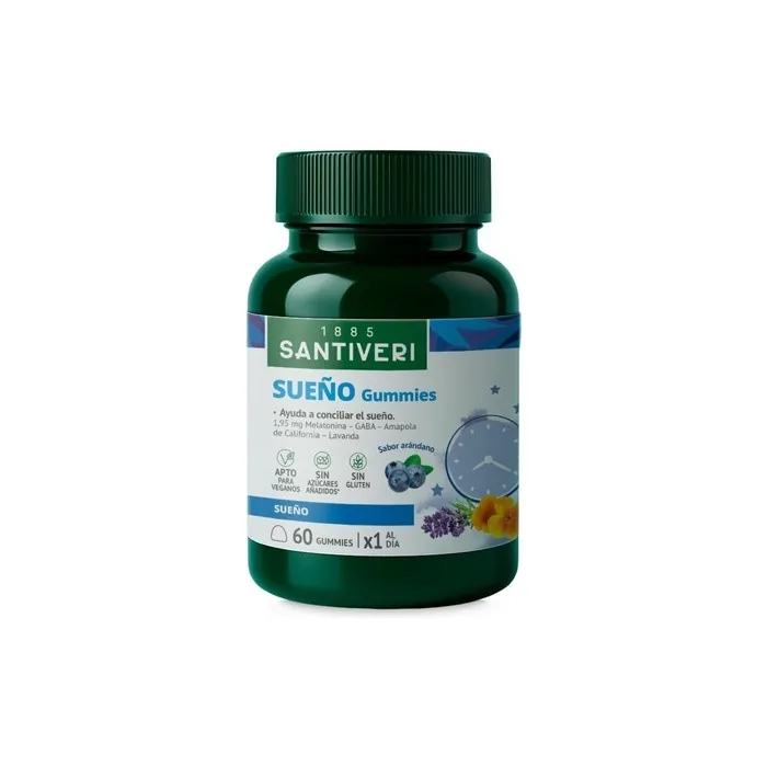 Santiveri Sleep Gummies Food Supplement with 195mg of Melatonin