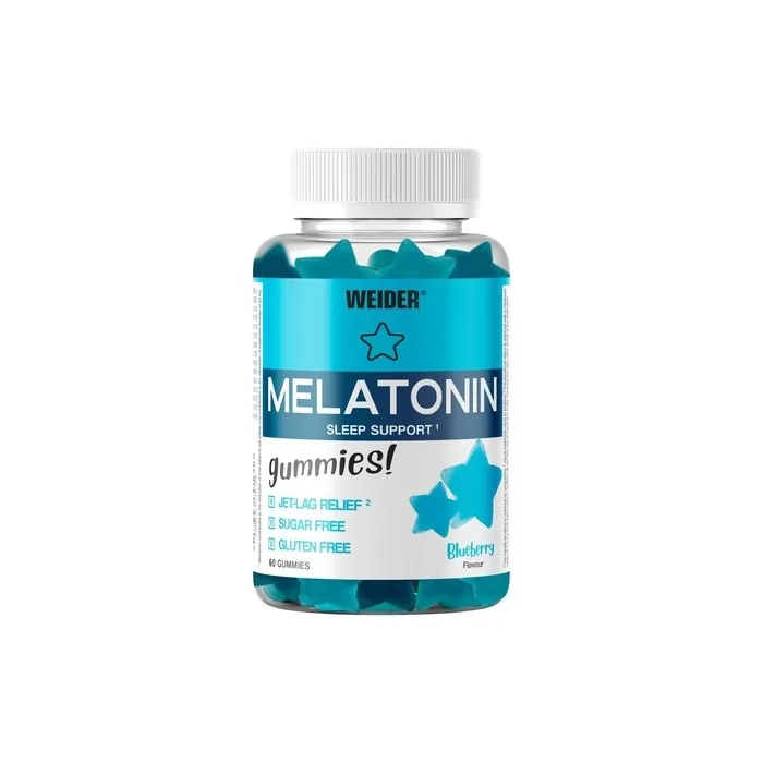 Weider Melatonin Gummies 60 Blueberry Flavored 1mg