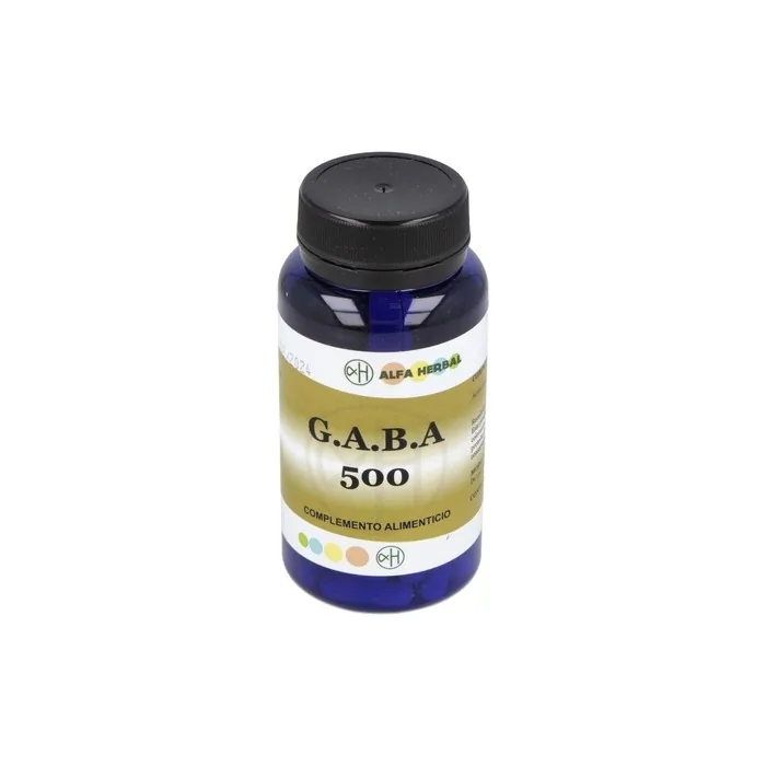 ALFA HERBAL GABA Dietary Supplement 500mg 60 Capsules