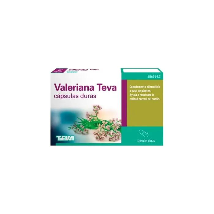 Teva Valeriana Herbal Supplement 200mg 30 Capsules