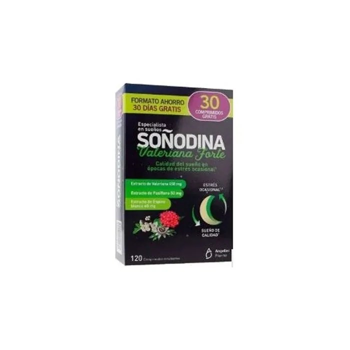 Angelini Sonodina Valerian Forte 120 Tablets Herbal Supplement For Relaxation