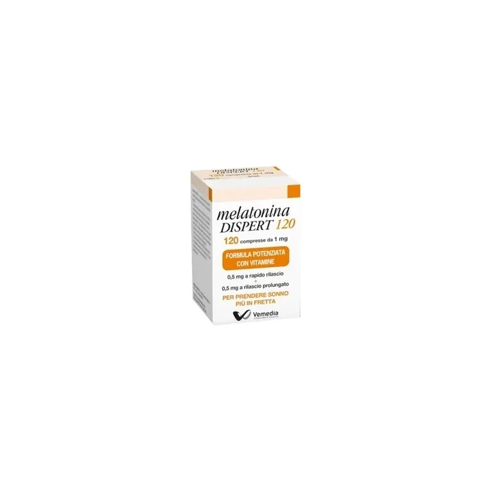 Vemedia Melatonin Dispert 120 Tablets Of 1 Mg Sleep Aid Supplement