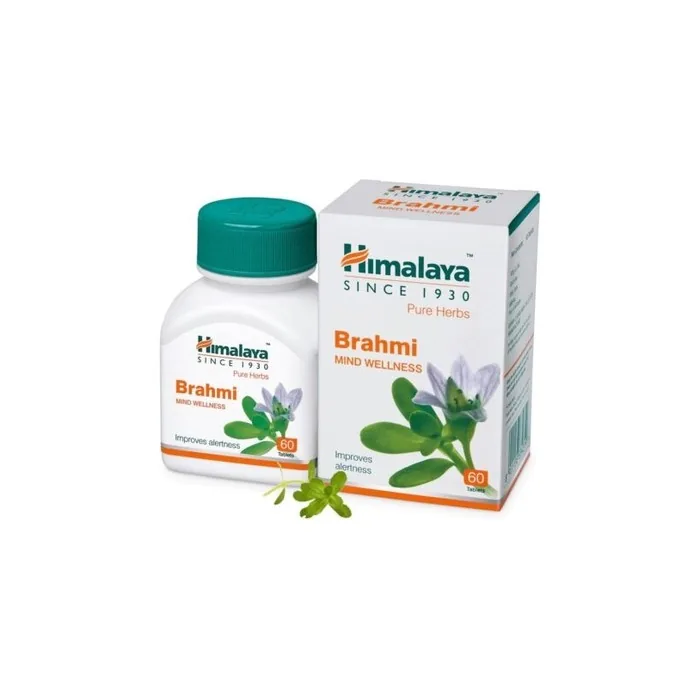 Himalaya Brahmi Mind Wellness Improves Alertness 60 Tablets
