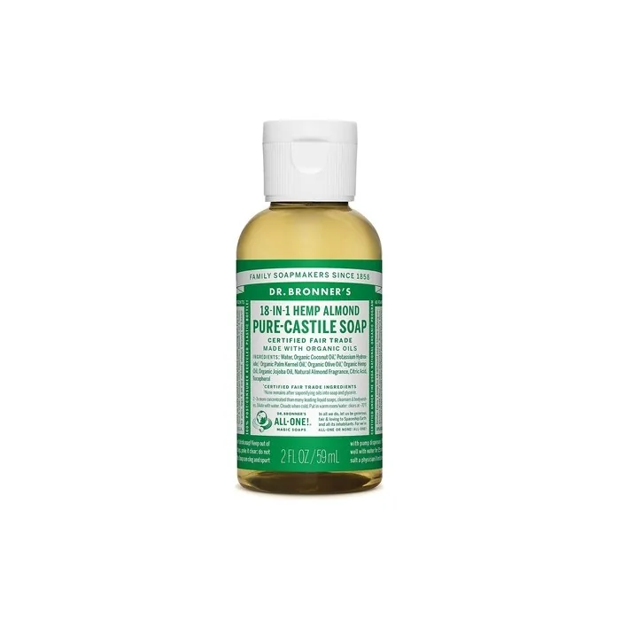 Dr Bronner's Almond Liquid Soap 60ml