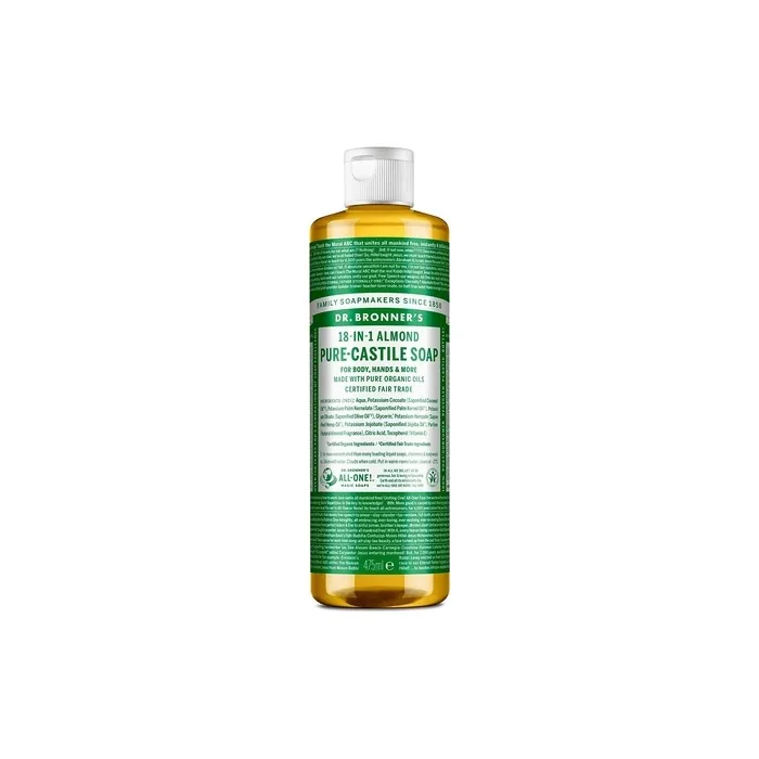 Dr. Bronner's Pure Castile Liquid Soap Almond 475ml