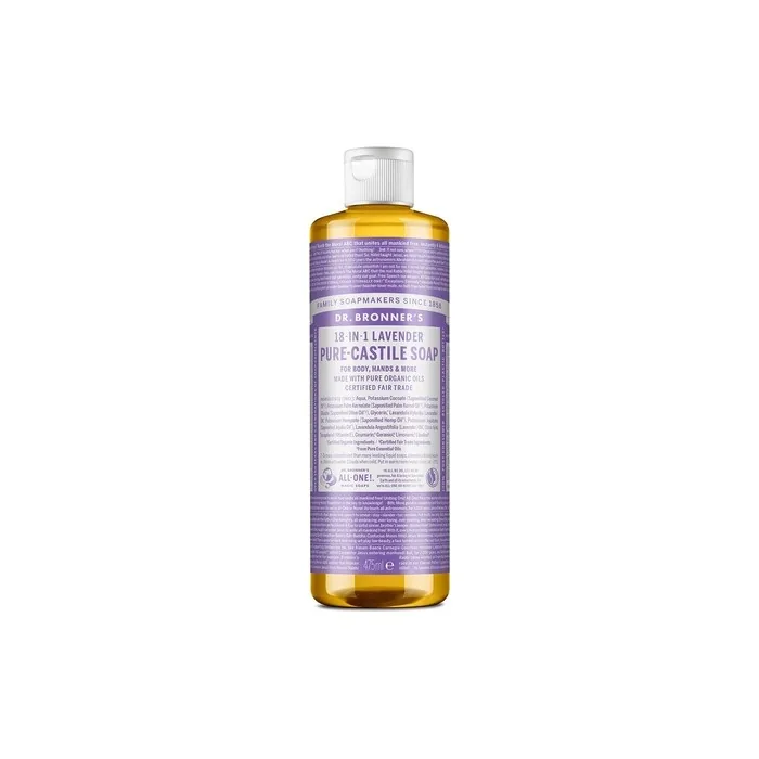 Dr. Bronner's Pure Castile Liquid Soap Lavender 475ml