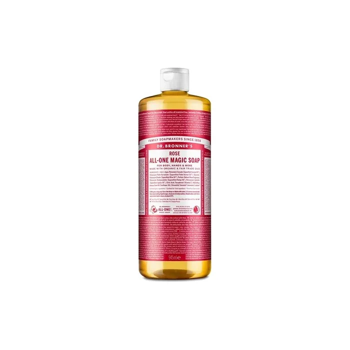 Dr. Bronner's Pure Castile Liquid Soap Rose 945ml