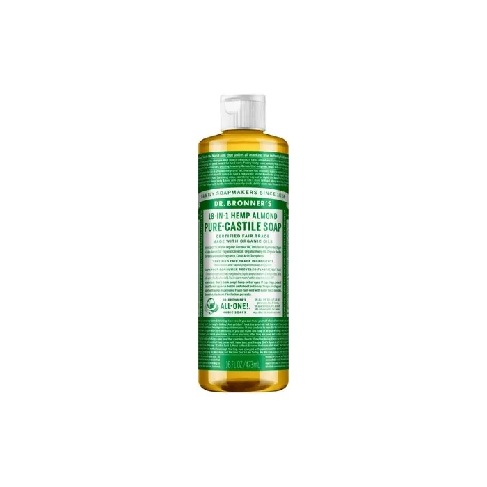 Dr. Bronner's Liquid Castile Soap with Almond Oil 16 oz