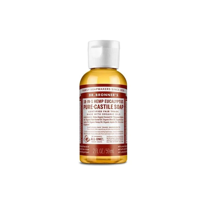 Dr. Bronner's Organic Eucalyptus Pure-Castile Liquid Soap 60ml