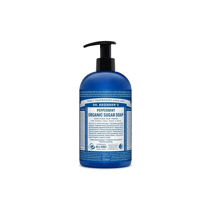 Dr. Bronner's Organic Sugar Soap Peppermint 710ml