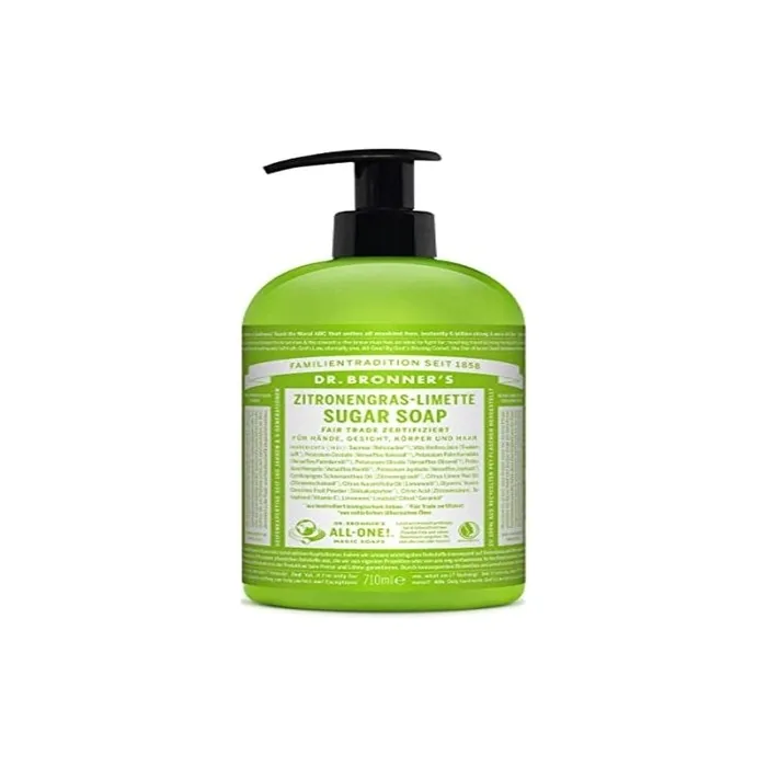 Dr. Bronner's Organic Sugar Soap Lemongrass Lime 710ml
