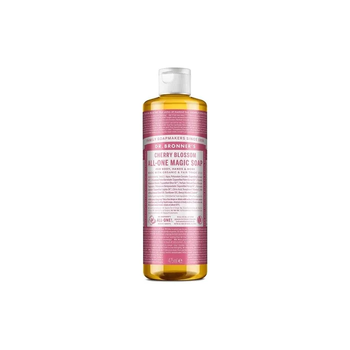 Dr Bronner's 18-in-1 Cherry Blossom Pure Castile Liquid Soap 473ml