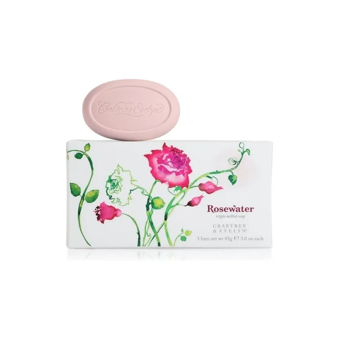 Crabtree & Evelyn Rosewater Milled Soap 85g