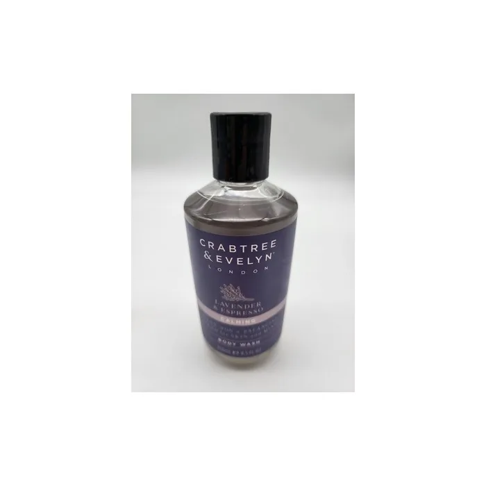 New! Crabtree & Evelyn Lavender & Espresso Soothing Body Wash 250ml 8.5 fl oz