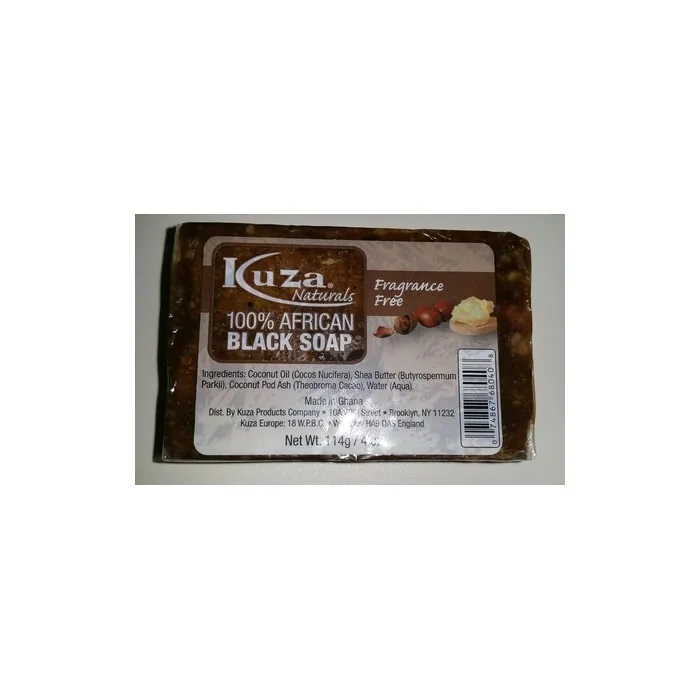 Kuza Naturals 100 African Black Soap 114g