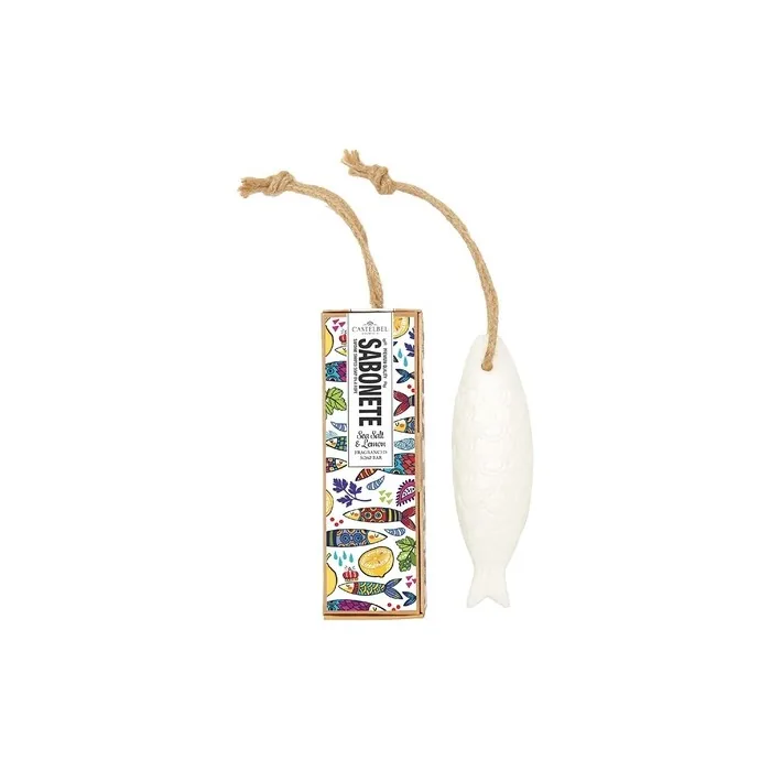 Castelbel Sardine 100g Soap on a Rope with Scented Bookmarker