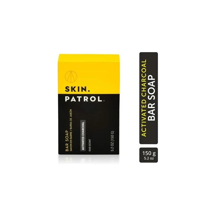 Skin Patrol Activated Charcoal Soap Bar Sulfatefree Parabenfree 52 Ounce