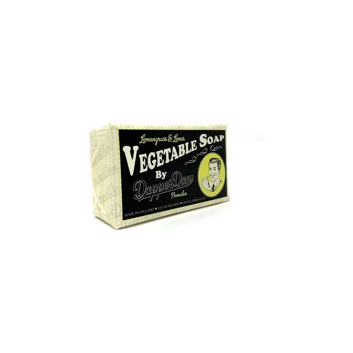 Dapper Dan Lemongrass & Limes Vegetable Soap 190g